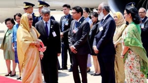 থাইল্যান্ড পৌঁছেছেন প্রধানমন্ত্রী