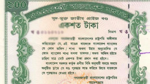 প্রাইজবন্ডের ড্রয়ে প্রথম পুরস্কার বিজয়ী ০৯৩৪০৭৭ নম্বর