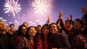 নতুন বছরকে সবার আগে স্বাগত জানাল কিরিবাতি