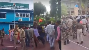 আগরতলায় বাংলাদেশের সহকারী হাইকমিশনে হামলা, ছিঁড়ে ফেলা হলো পতাকা