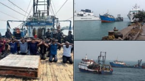 আটক ৭৮ বাংলাদেশি নাবিকের ছবি প্রকাশ করল ভারতীয় কোস্টগার্ড
