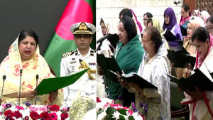 শপথ নিলেন সংরক্ষিত আসনের সংসদ সদস্যরা