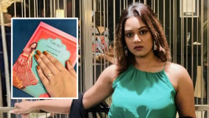 বিয়ের কার্ডে নিজের ছবি, রহস্য জানালেন দীঘি