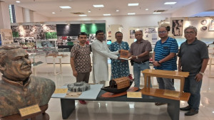 বিশ্বভারতীর বেহাল বাংলাদেশ ভবনের সংস্কারকাজ পরিদর্শনে প্রতিনিধিদল