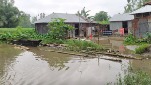 কুড়িগ্রামে নিম্নাঞ্চল প্লাবিত, যোগাযোগ বিচ্ছিন্ন