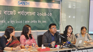 বাজেটে মূল্যস্ফীতি, প্রবৃদ্ধির লক্ষ্য বাস্তবভিত্তিক নয়: সানেম