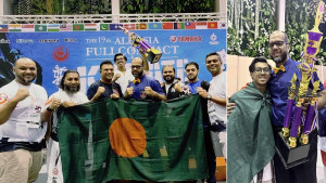 অল-এশিয়া ফুল কন্টাক্ট কারাতে চ্যাম্পিয়নশিপে তৃতীয় বাংলাদেশের আরাফাত