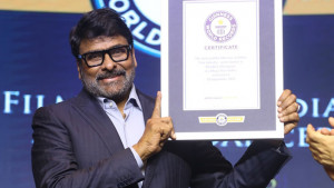 গিনেস ওয়ার্ল্ড রেকর্ডস গড়লেন ৬৯ বছর বয়সী চিরঞ্জীবী