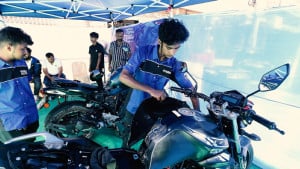 বন্যাকবলিত এলাকায় ইয়ামাহার বিশেষ সার্ভিস ক্যাম্প