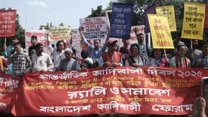 পাহাড় ও সমতলের অধিকাংশ জনগণ এখনো অস্তিত্ব হুমকির মধ্যে রয়েছে: সন্তু লারমা