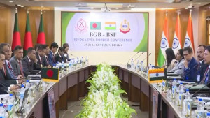 বিজিবি-বিএসএফ মহাপরিচালক পর্যায়ের আনুষ্ঠানিক বৈঠক শুরু