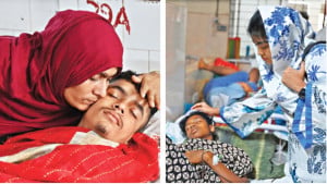 ৬ দিন পর মা ডেকেছে মানিক ও রাহাত