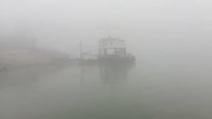 ঘন কুয়াশায় দৌলতদিয়া-পাটুরিয়া ফেরি চলাচল বন্ধ
