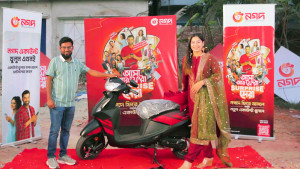 নগদে লেনদেন করে স্কুটি জিতে নিলেন ময়মনসিংহের সোহেল
