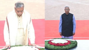 জাতির শ্রেষ্ঠ সন্তানদের রাষ্ট্রপতি ও প্রধান উপদেষ্টার শ্রদ্ধা