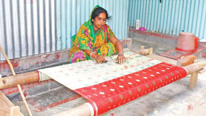 ইউনেস্কোর ঐতিহ্যের স্বীকৃতি পেল 'টাঙ্গাইল শাড়ি বুনন শিল্প'