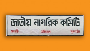 জাতীয় নাগরিক কমিটির কর্মসূচি বিষয়ক উপকমিটি গঠন