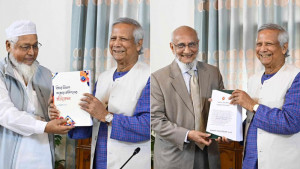 প্রধান উপদেষ্টার কাছে জনপ্রশাসন ও বিচার বিভাগ সংস্কার কমিশনের প্রতিবেদন জমা