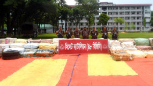 সিলেট সীমান্তে এক মাসে ৪১ কোটি টাকার ভারতীয় পণ্য উদ্ধার