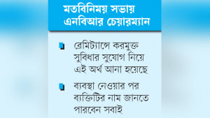 রেমিট্যান্সের নামে ৭৩০ কোটি  টাকা এনেছেন এক ব্যক্তি