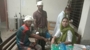 খাসজমির দ্বন্দ্ব গড়াল সংঘর্ষে, আহত ৩৫