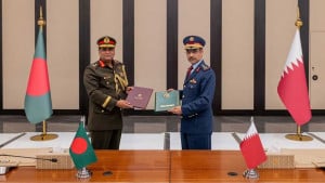 বাংলাদেশ ও কাতার সশস্ত্র বাহিনীর মধ্যে জনবল নিয়োগ চুক্তি