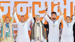 এনডিএ বিহারের মন্ত্রিসভায় পদ ভাগাভাগি করল