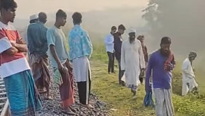 ভাঙ্গায় ট্রেনে কাটা পড়ে যুবকের মৃত্যু