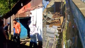মব সৃষ্টি করে লোহার ডিপো থেকে মালপত্র লুট