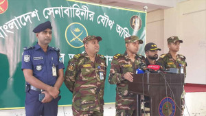 গাজীপুরে অপপ্রচার হয়েছে যৌথ বাহিনীর অভিযান নিয়ে