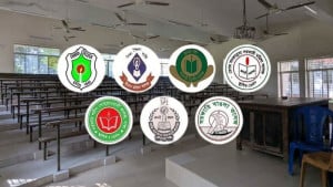 শিক্ষক কর্মবিরতিতে স্থবির সাত কলেজের শিক্ষা কার্যক্রম
