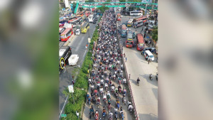 কুমিল্লা বিভাগ ঘোষণার দাবিতে মোটরসাইকেল শোভাযাত্রা মহাসড়কে