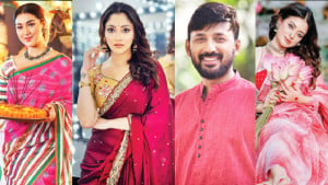 তারকাদের শারদীয় দুর্গোৎসব