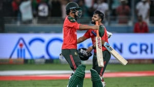 ছবিতে টাইগারদের লঙ্কা বধ