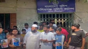 নবীনগরে পুলিশ হেফাজতে যুবকের মৃত্যুর অভিযোগ, ফাঁড়ি ঘেরাও