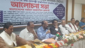ঐক্যবদ্ধ জাতি ছাড়া গণতন্ত্র প্রতিষ্ঠা করা কঠিন