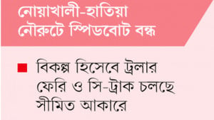 ২০ মিনিটের সাগর পাড়ি  দিতে লাগছে ৩ ঘণ্টা