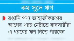 রপ্তানিকারকদের ঋণ দিতে পাঁচ হাজার কোটি টাকার তহবিল