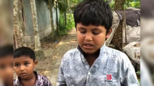 বাবা কবে ফিরবে, জানতে চায় নিশান-সৃজন