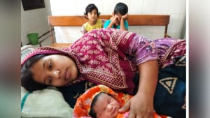 ভিডিও কলে মেয়েকে দেখে নাম রাখলেন প্রবাসী বাবা 