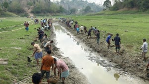 রাঙামাটিতে ৩৩ কি.মি খাল খনন শুরু
