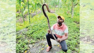 প্রকৃতিপ্রেমিক এক ‘আধুনিক সাপুড়ে’র গল্প