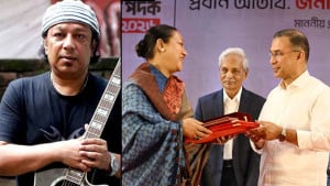 আইয়ুব বাচ্চুর একুশে পদক গ্রহণ করে স্ত্রীর আবেগী বার্তা