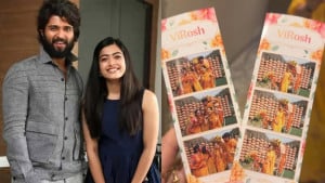 রাশমিকা-বিজয়ের হলুদে হোলির আমেজ, ছবি ভাইরাল