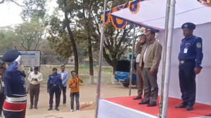 নিজ এলাকায় গেলেন ভূমি প্রতিমন্ত্রী, পেলেন গার্ড অব অনার