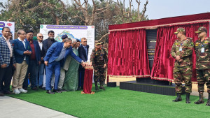 ত্রিশালে অলিম্পিক কমপ্লেক্সের ভিত্তিপ্রস্তর স্থাপন সেনাপ্রধানের