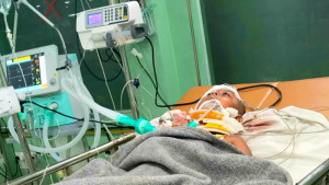 মাথায় গুলি রয়ে গেছে, এখনও আইসিইউতে শিশু হুজাইফা