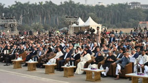 খালেদা জিয়া স্মরণে মানিক মিয়ায় নাগরিক শোকসভা চলছে