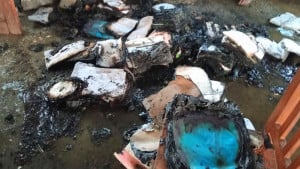 গৌরীপুরে গ্রামীণ ব্যাংকে দুর্বৃত্তের আগুন, নথিপত্র পুড়ে ছাই