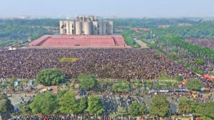 শোক, শ্রদ্ধায় মহিমান্বিত বিদায়